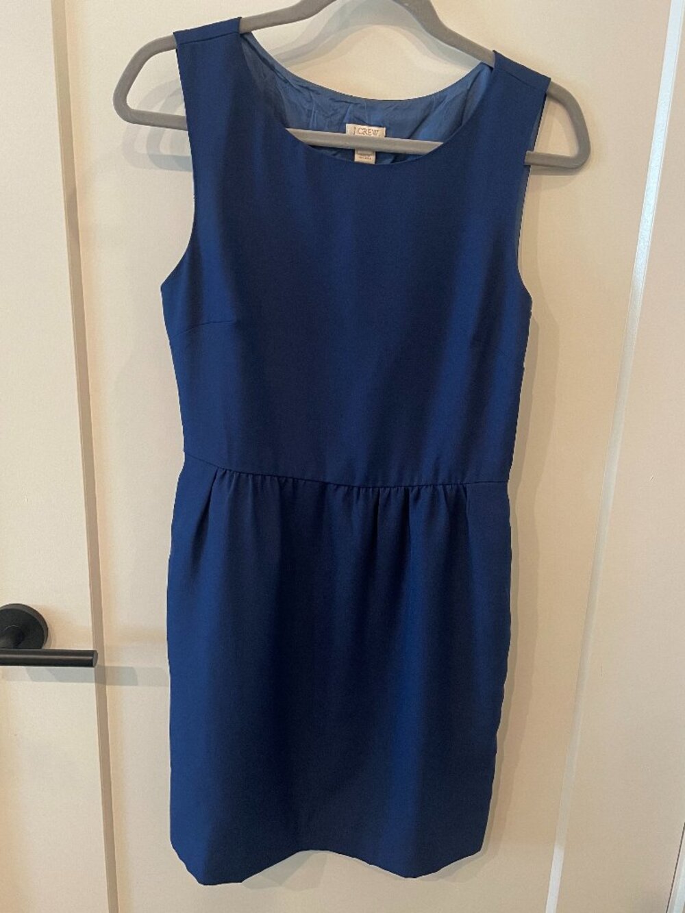 J.Crew Blue Sleeveless Dress Size 4 Fit and Flare